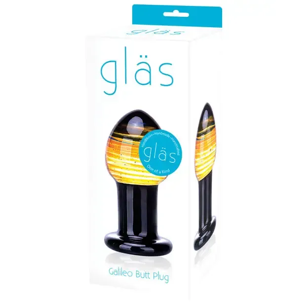glas Anal Glas 35 in Galileo Glass Butt Plug