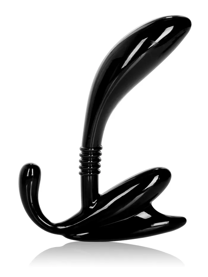 HonourSkintwocom Anal Black Apollo Curved Prostate Probe