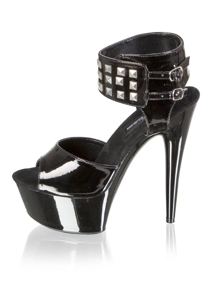 HonourSkintwocom Anal Black Pyramid Studded Strap Platforms UK 5 HonourSkintwocom Anal Black Pyramid Studded Strap Platforms UK 5