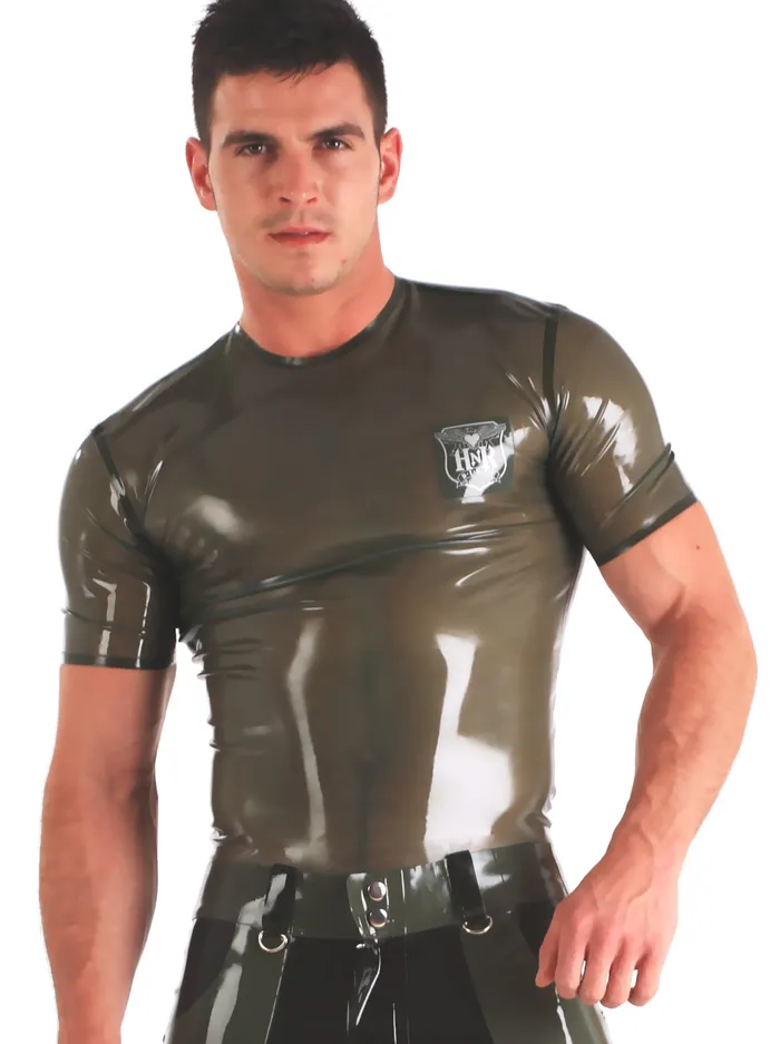 HonourSkintwocom Mens Army TShirt Green Vibrators