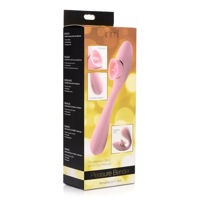 inmi Vibrators Pleasure Bender Bendable 2in1 Vibe