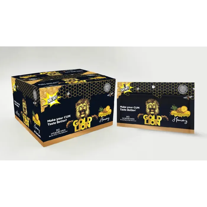 KBCH Anal Gold Lion Yummy Pineapple Honey 24 Pc Display