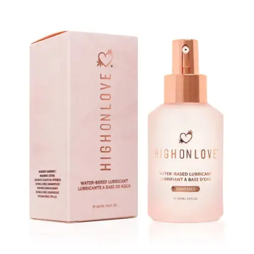 Love and Beauty Products Inc Lubricants HighOnLove Hempseed WaterBased Lubricant 34 oz