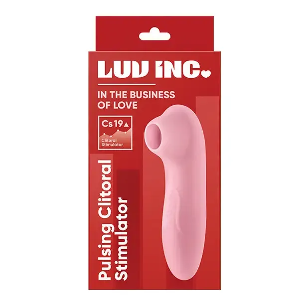 Luv Inc Cs19 Pulsing Clitoral Stimulator Rechargeable Silicone Light Pink Vvole Vibrators