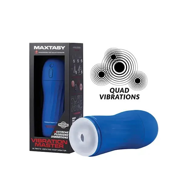 Maxtasy Vibrators Maxtasy Vibration Master Standard Clear Non Realistic