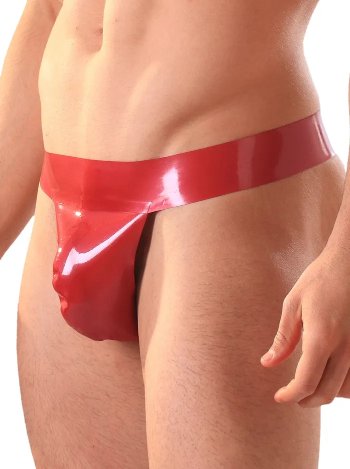 Mens Thong Metallic Red HonourSkintwocom Vibrators