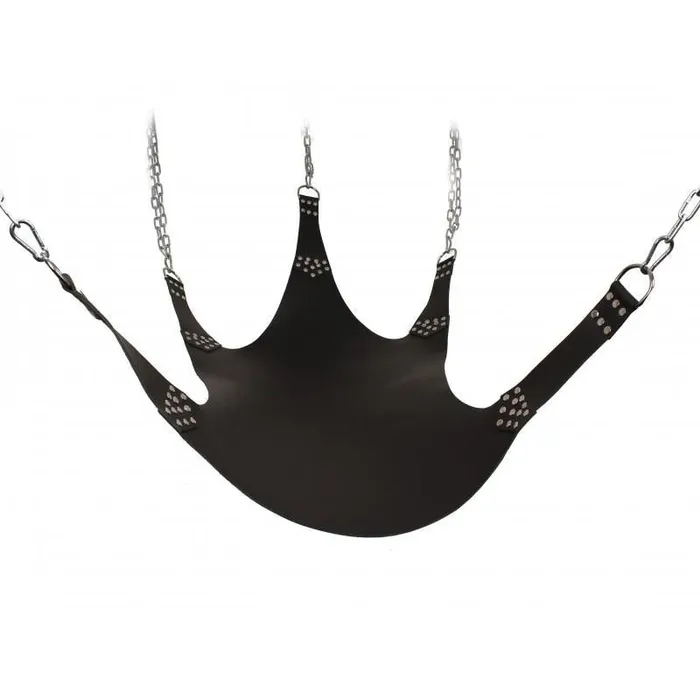 MR SLING Leather Sling 5 points Black Mr Sling Restraints