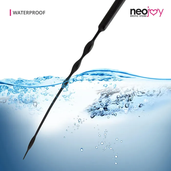 Neojoy Anal Neojoy Flogger Bondage Spanker Silicone Black 1968 inch 50cm