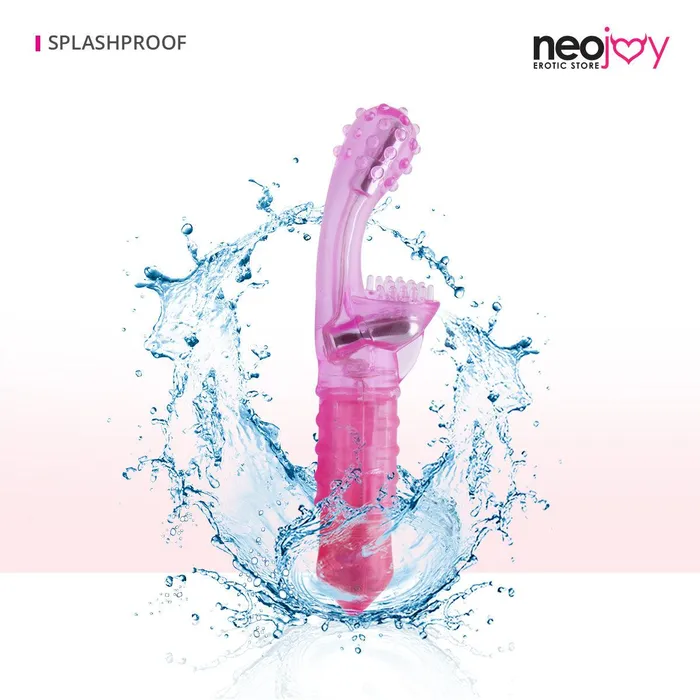 Neojoy Vibrators Neojoy GClit Jelly Tickler Clitoral Vibrator 10Speed Functions Soft TPE Pink