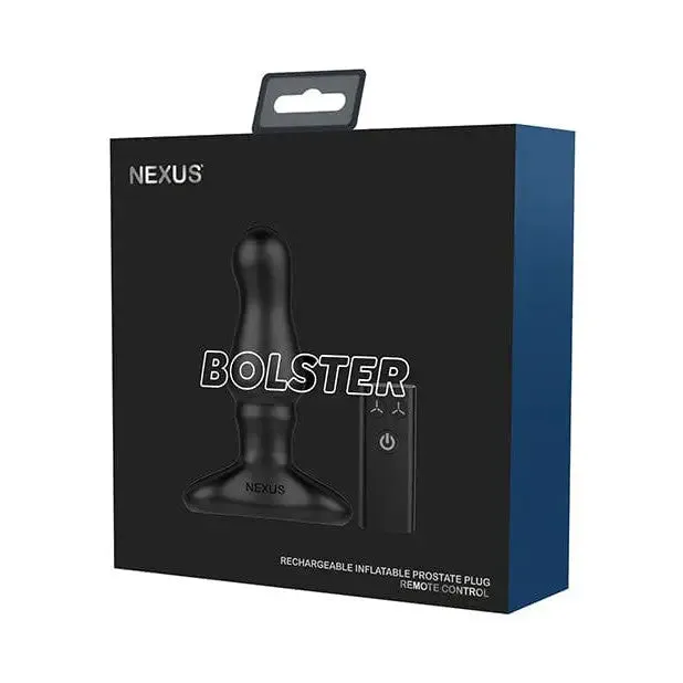 Nexus Anal Nexus Bolster Butt Plug Winflatable Tip Black