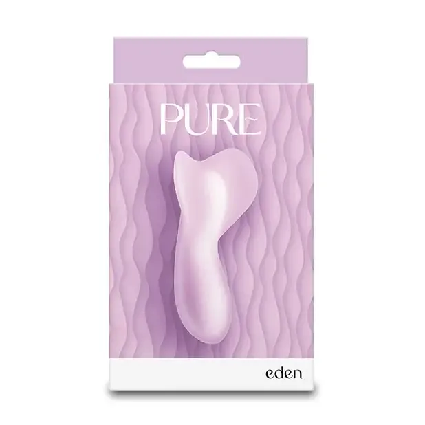 Ns Novelties INC Vibrators Pure Eden Pebble Vibe Purple