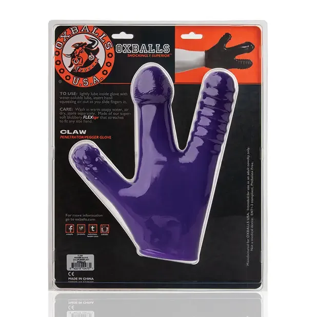 OXBALLS CLAW glove black Anal OXBALLS CLAW glove black Anal