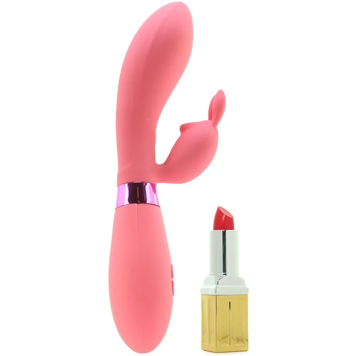 Pipedream OMG SELFIE Silicone Rabbit Vibe in Pink Vibrators Pipedream OMG SELFIE Silicone Rabbit Vibe in Pink Vibrators