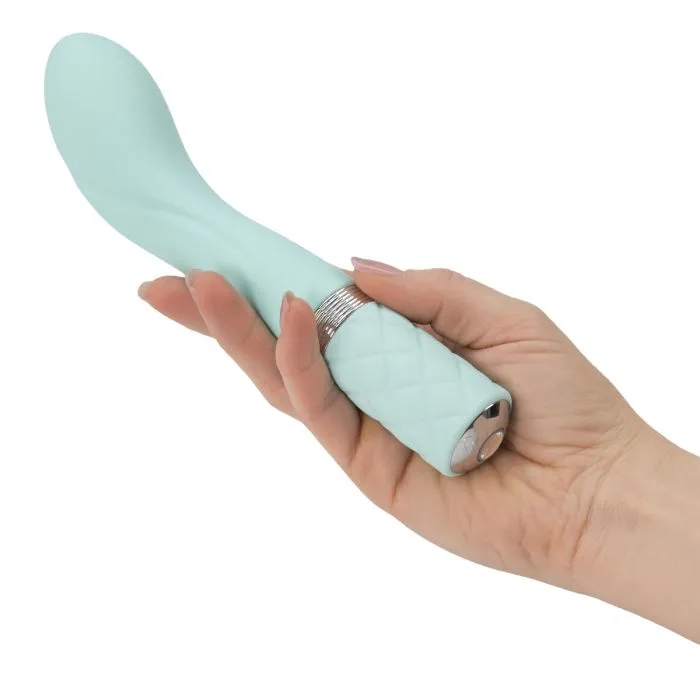 Pure Love GSpot Vibrator With Swarovski Crystal Teal PL Vibrators