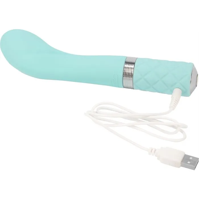 Pure Love GSpot Vibrator With Swarovski Crystal Teal PL Vibrators