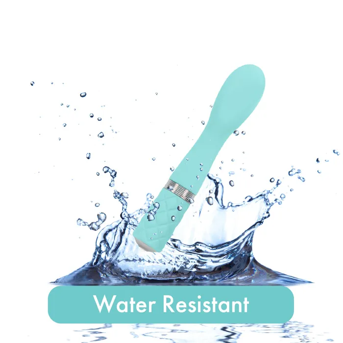 Pure Love GSpot Vibrator With Swarovski Crystal Teal PL Vibrators