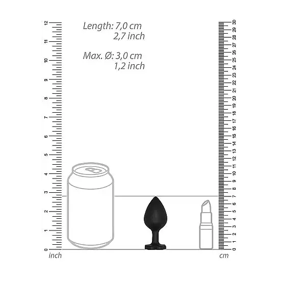 Regular Lucky Diamond Butt Plug Black SHOTS AMERICA Anal Regular Lucky Diamond Butt Plug Black SHOTS AMERICA Anal