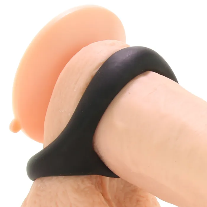 Renegade Romeo Soft Silicone Dual Ring in Black ns novelties Anal Renegade Romeo Soft Silicone Dual Ring in Black ns novelties Anal