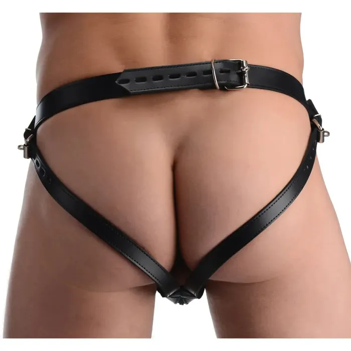 Restraints Strict Leather Spiked Leather Confinement Jockstrap