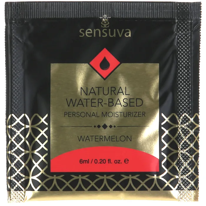 Sensuva Natural WaterBased Flavoured Personal Moisturizer 6ml02oz Watermelon Sensuva Vibrators