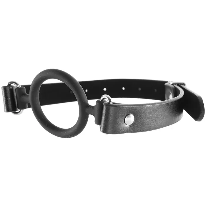 Shots Toys Anal Ouch Silicone Rigid Ring Gag in Black Shots Toys Anal Ouch Silicone Rigid Ring Gag in Black
