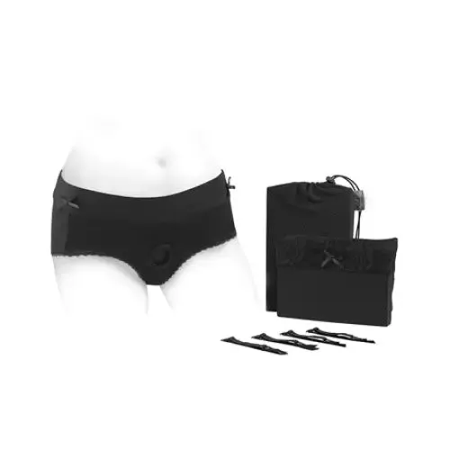 SpareParts Bella Cleavage Booty Short Harness Black Size 4XL SpareParts Hardware Anal SpareParts Bella Cleavage Booty Short Harness Black Size 4XL SpareParts Hardware Anal