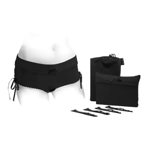 SpareParts Hardware Anal SpareParts Sasha Cinch Booty Short Harness Black Size XXS SpareParts Hardware Anal SpareParts Sasha Cinch Booty Short Harness Black Size XXS