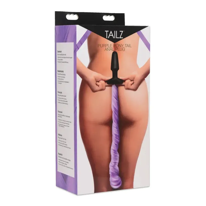 Tailz Purple Pony Tail Anal Plug Anal