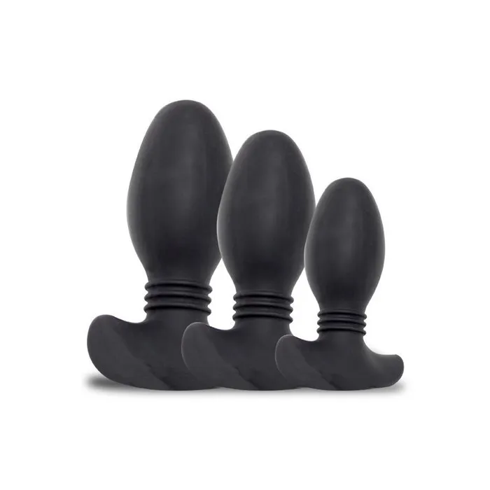 Titus Anal Silicone Ribbed Butt Plug Small