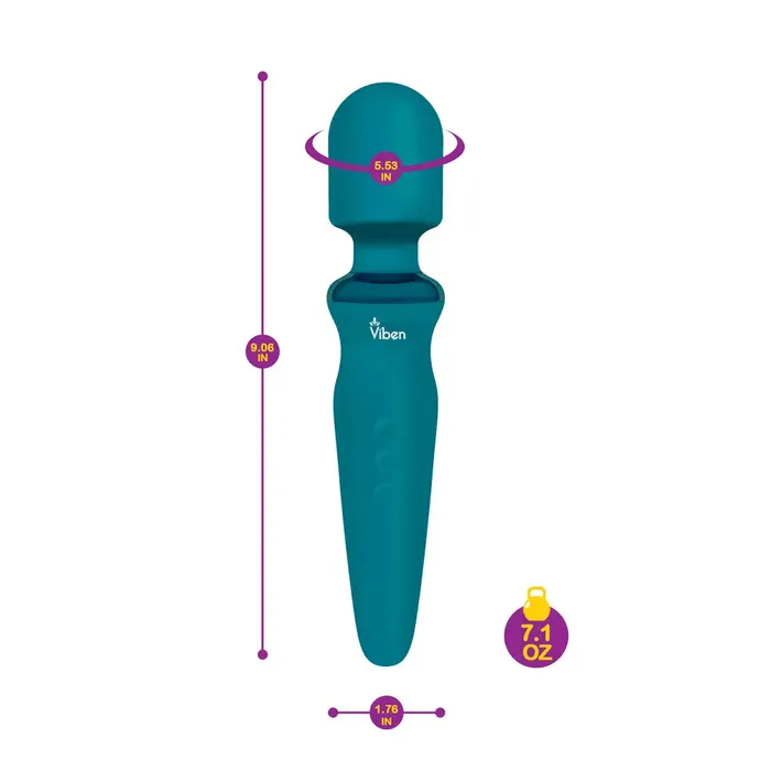 Viben Fierce Intense Wand Massager Ocean Viben Vibrators