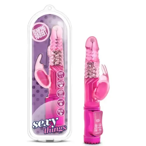 Vibrators Blush Blush Sexy Things Romping Rabbit Dual Stimulation Vibrator Fuchsia Vibrators Blush Blush Sexy Things Romping Rabbit Dual Stimulation Vibrator Fuchsia