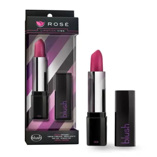 Vibrators Blush Rose Lipstick Vibe Black Blush