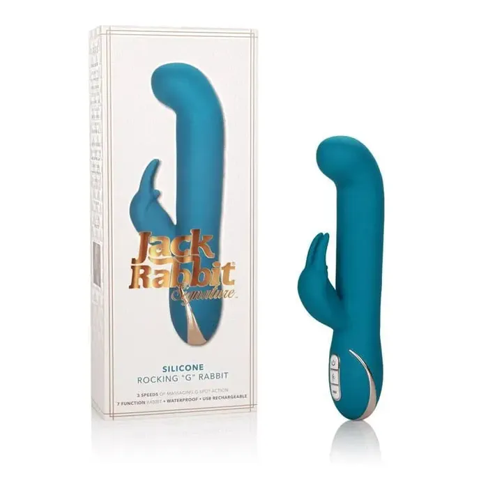 Vibrators CalExotics Premium Jack Rabbit Silicone Rocking G Rabbit Vibrators CalExotics Premium Jack Rabbit Silicone Rocking G Rabbit