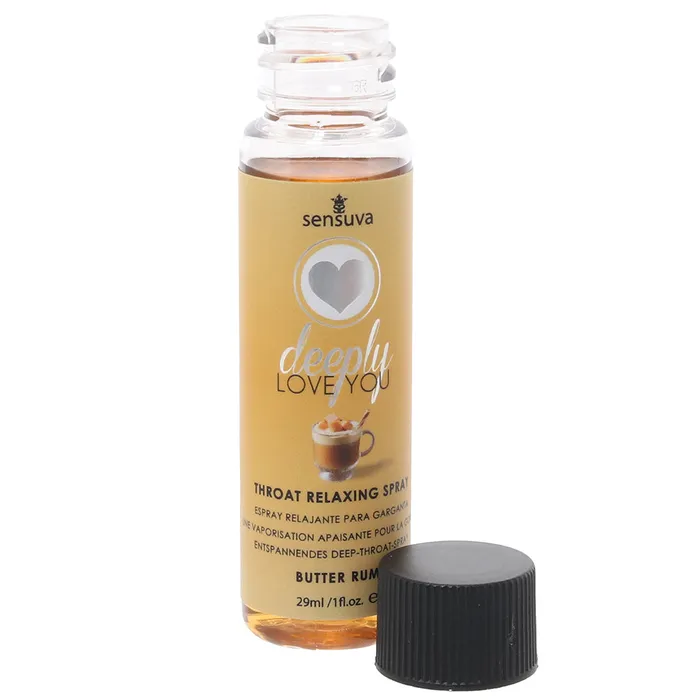 Vibrators Deeply Love You Throat Relaxer 1oz29ml in Butter Rum Sensuva