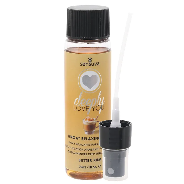 Vibrators Deeply Love You Throat Relaxer 1oz29ml in Butter Rum Sensuva