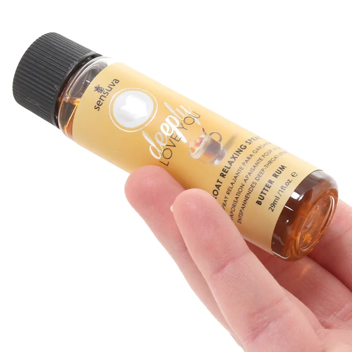 Vibrators Deeply Love You Throat Relaxer 1oz29ml in Butter Rum Sensuva