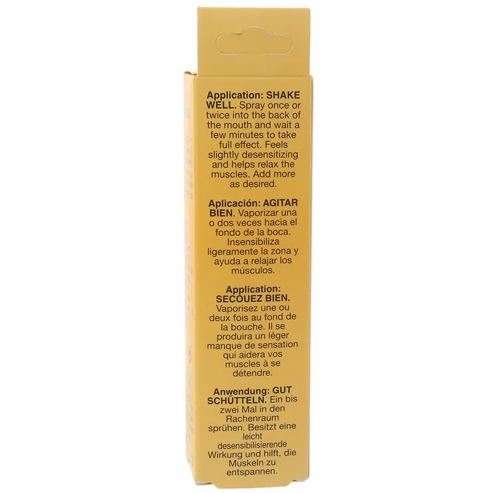 Vibrators Deeply Love You Throat Relaxer 1oz29ml in Butter Rum Sensuva