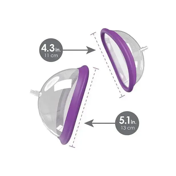 Vibrators Fantasy for Her Fantasy For Her Rechargeable Pleasure Pump Kit Purple