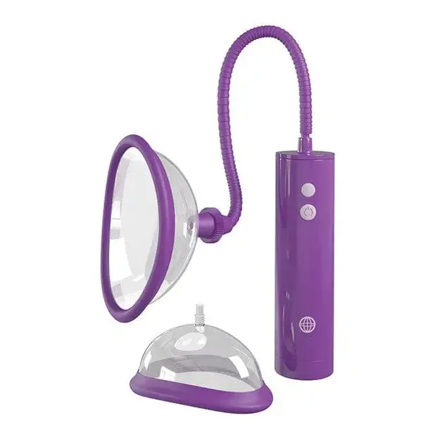 Vibrators Fantasy for Her Fantasy For Her Rechargeable Pleasure Pump Kit Purple