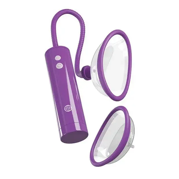 Vibrators Fantasy for Her Fantasy For Her Rechargeable Pleasure Pump Kit Purple