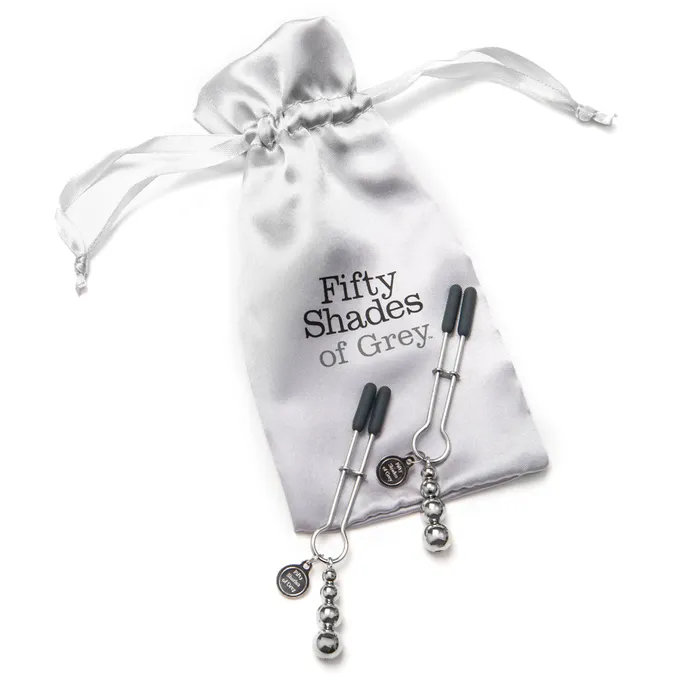 Vibrators Fifty Shades of Grey Fifty Shades of Grey The Pinch Adjustable Nipple Clamps