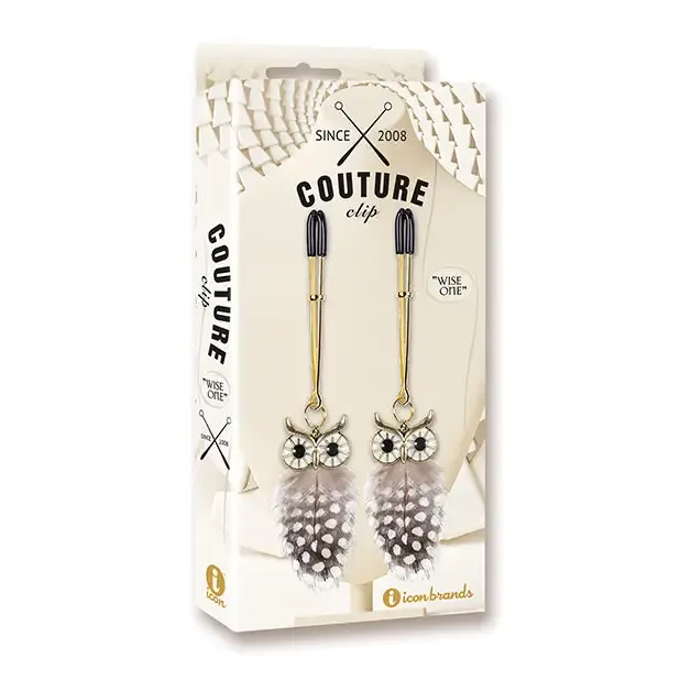 Vibrators Icon Brands INC Couture Clips Luxury Nipple Clamps Wise One
