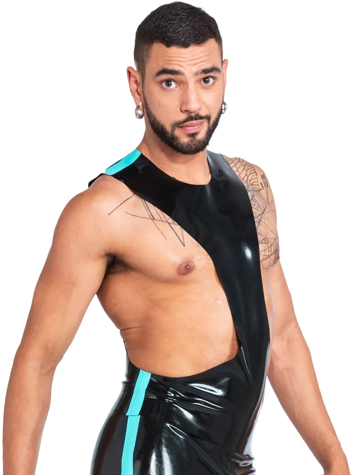 Vibrators Latex Singlet Top HonourSkintwocom