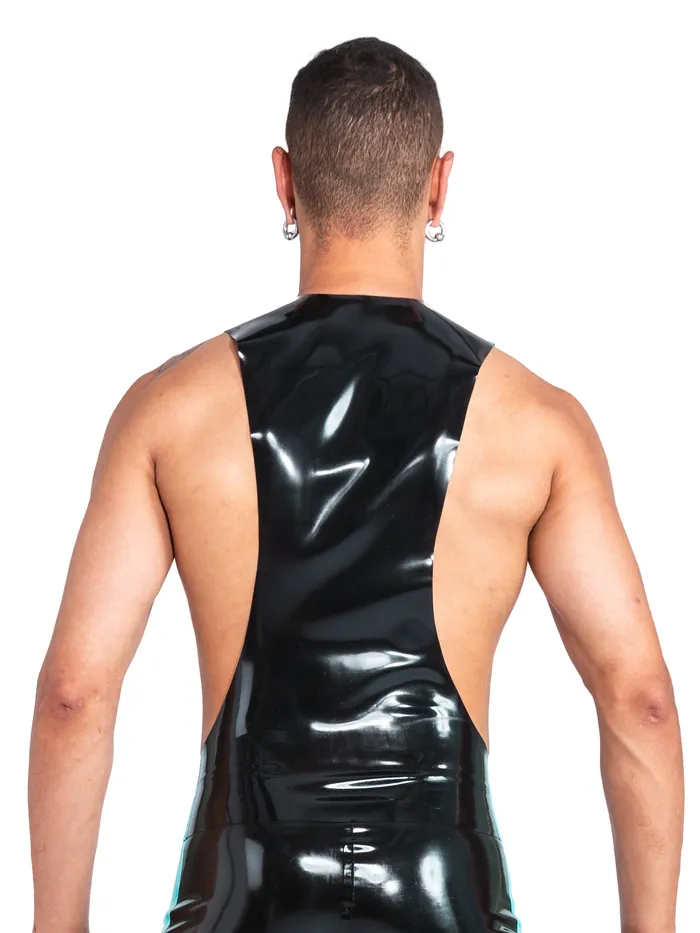Vibrators Latex Singlet Top HonourSkintwocom