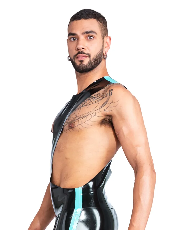 Vibrators Latex Singlet Top HonourSkintwocom