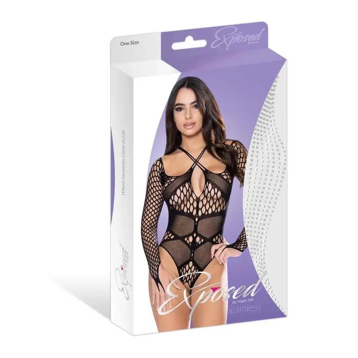 Vibrators Magic Silk Magic Silk Seamless Long Sleeve Teddy Teal OS