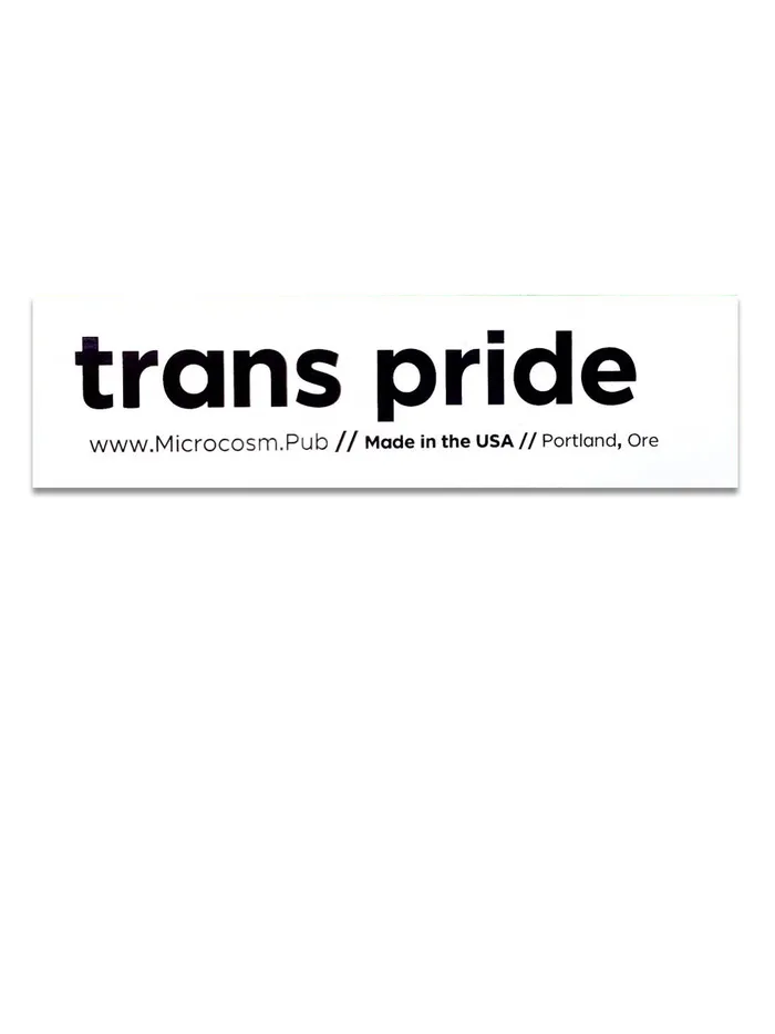 Vibrators Microcosm Trans Pride Sticker