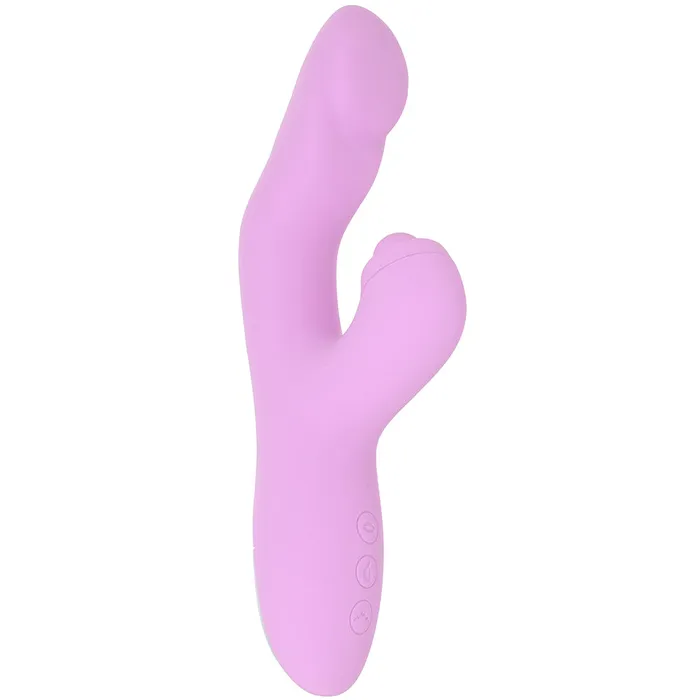 Vibrators Nasstoys Goddess HeatUp Tapping Rabbit Vibe in Lavender