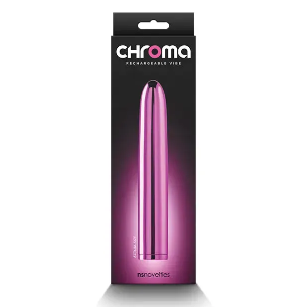 Vibrators NS Novelties Chroma Rechargeable Vibe 7 in Pink Vibrators NS Novelties Chroma Rechargeable Vibe 7 in Pink