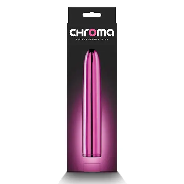 Vibrators NS Novelties Chroma Rechargeable Vibe 7 in Pink Vibrators NS Novelties Chroma Rechargeable Vibe 7 in Pink